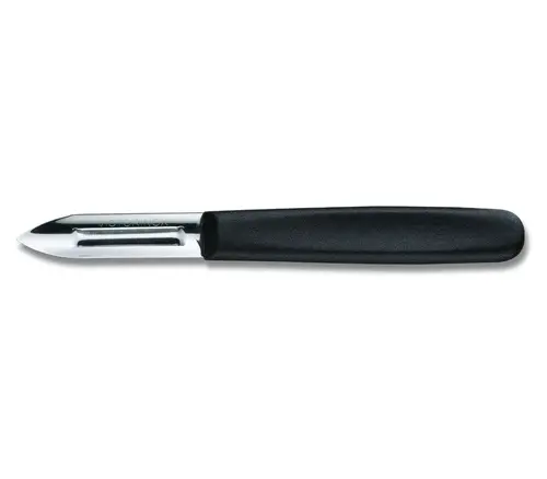 Αποφλοιωτής πατάτας Victorinox με δύο λεπίδες, μαύρος - 1