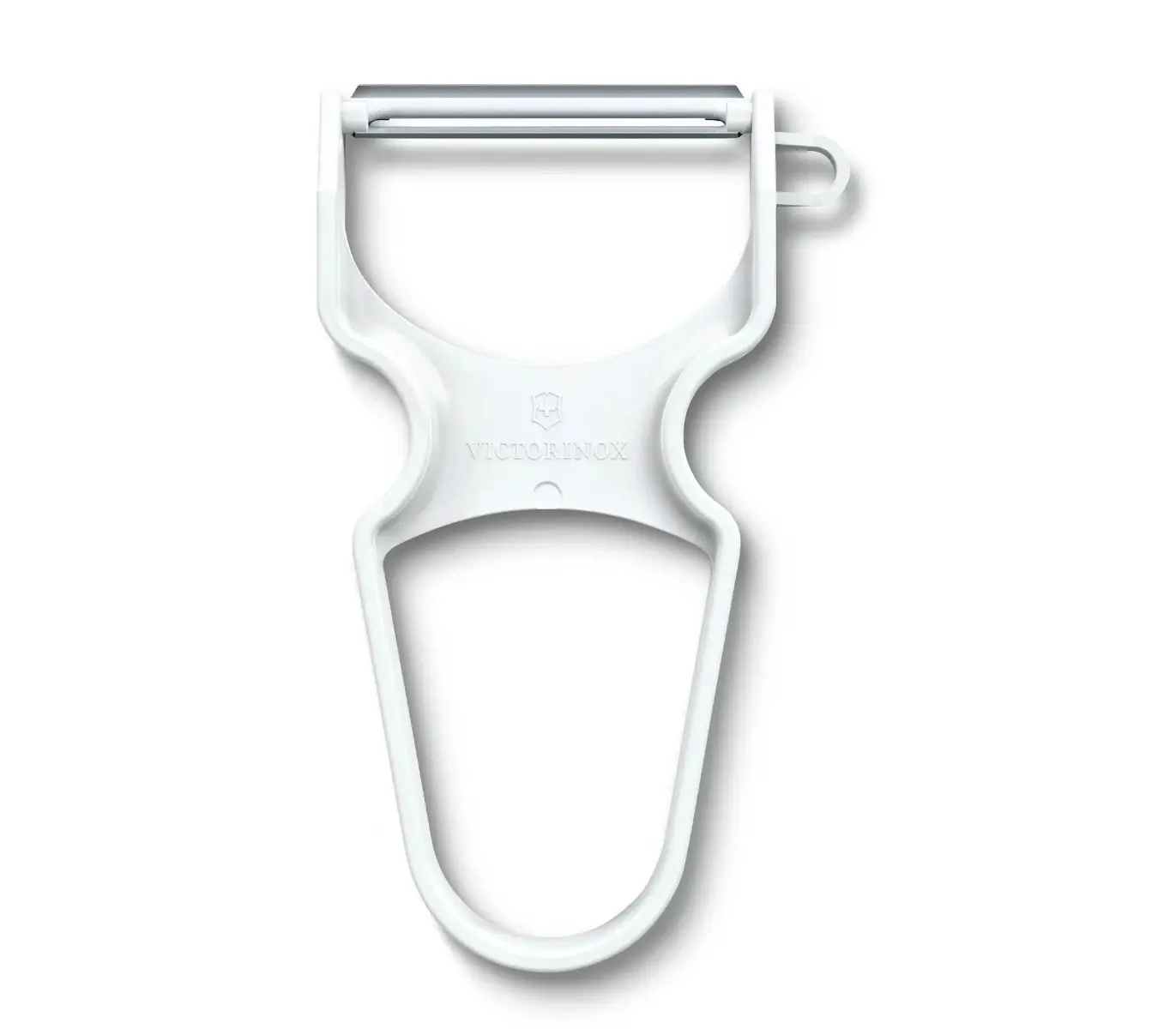 Универсален αποφλοιωτής Victorinox RAPID Peeler με λεία λεπίδα, λευκός