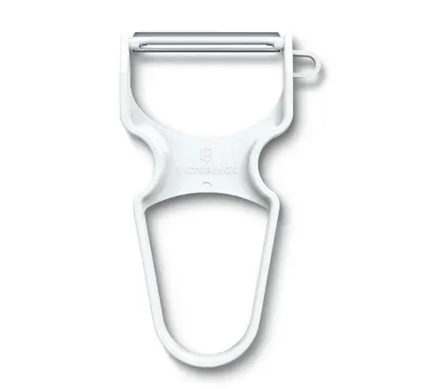 Curățător universal Victorinox RAPID Peeler cu lamă netedă, alb - 1