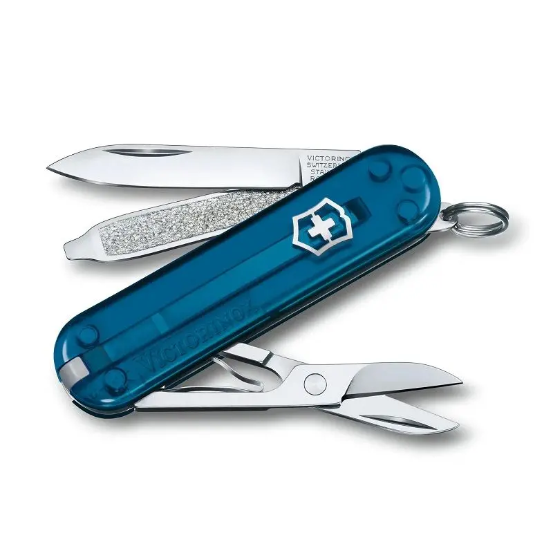Ελβετικός σουγιάς τσέπης Victorinox Classic SD Διάφανο Sky High