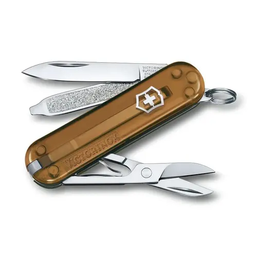 Briceag elvețian Victorinox Classic SD Transparent Chocolate Fudge - 1