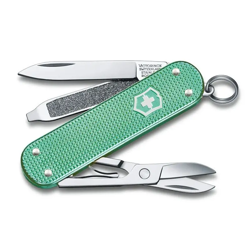 Швейцарски джобен нож Victorinox Classic Alox Minty Mint