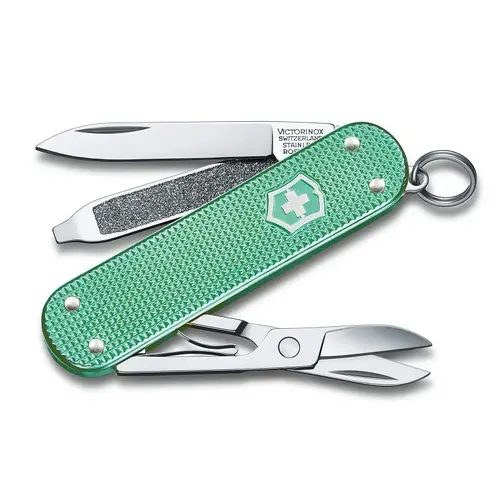 Швейцарски джобен нож Victorinox Classic Alox Minty Mint