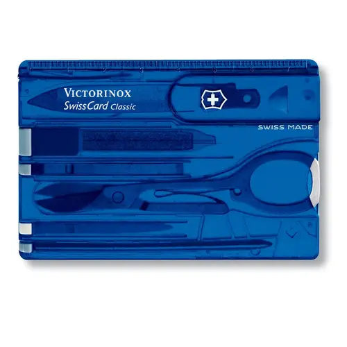 Ελβετικό σουγιάς τσέπης-κάρτα Victorinox SwissCard Sapphire - 1