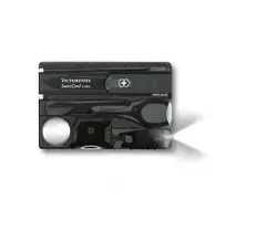 Швейцарски джобен нож-карта Victorinox SwissCard Lite Onyx 0.7333.T3
