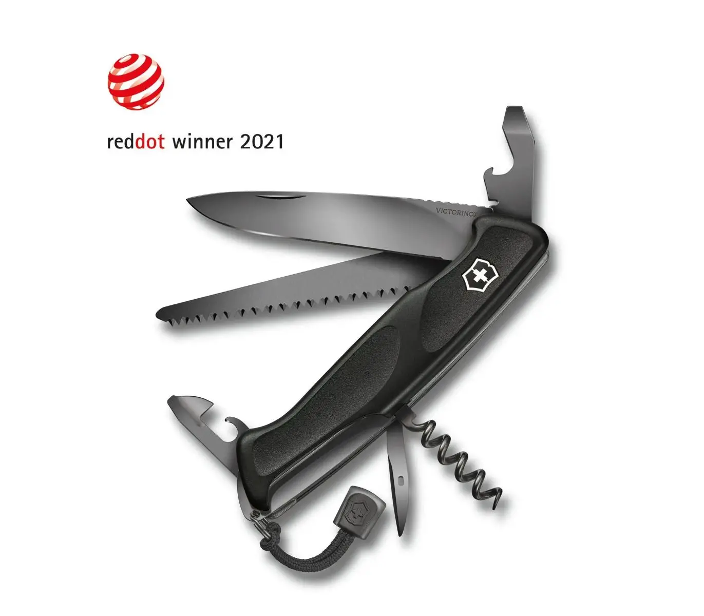 Швейцарски джобен нож Victorinox Ranger Grip 55 Onyx Black