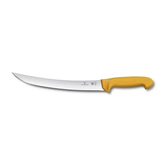 Cuțit profesional Swibo®, de măcelar, curbat, lamă rigidă, 26 cm