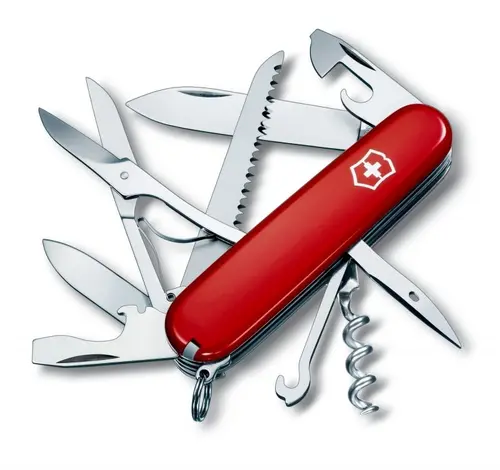 Швейцарски джобен нож Victorinox Huntsman 1.3713.B1, блистер
