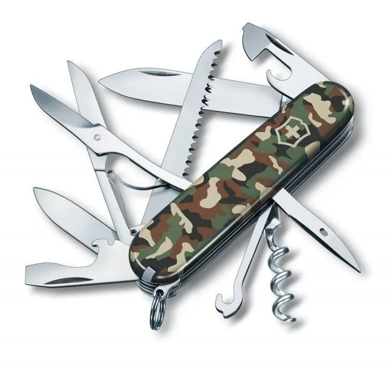 Ελβετικό σουγιάς τσέπης Victorinox Huntsman Camouflage 1.3713.94