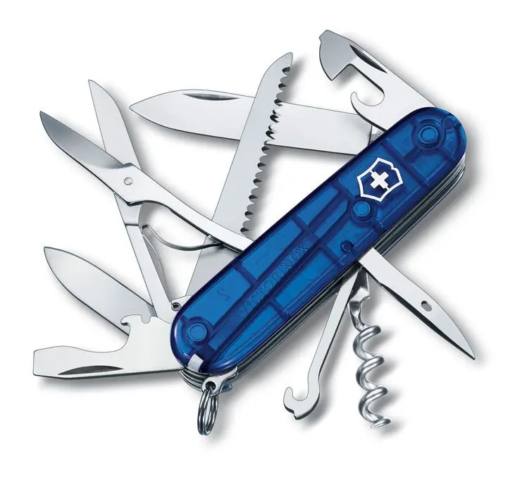 Швейцарски джобен нож Victorinox Huntsman Sapphire 1.3713.T2