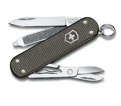 Швейцарски джобен нож Classic SD Alox Limited Edition LE2022, Thunder Gray