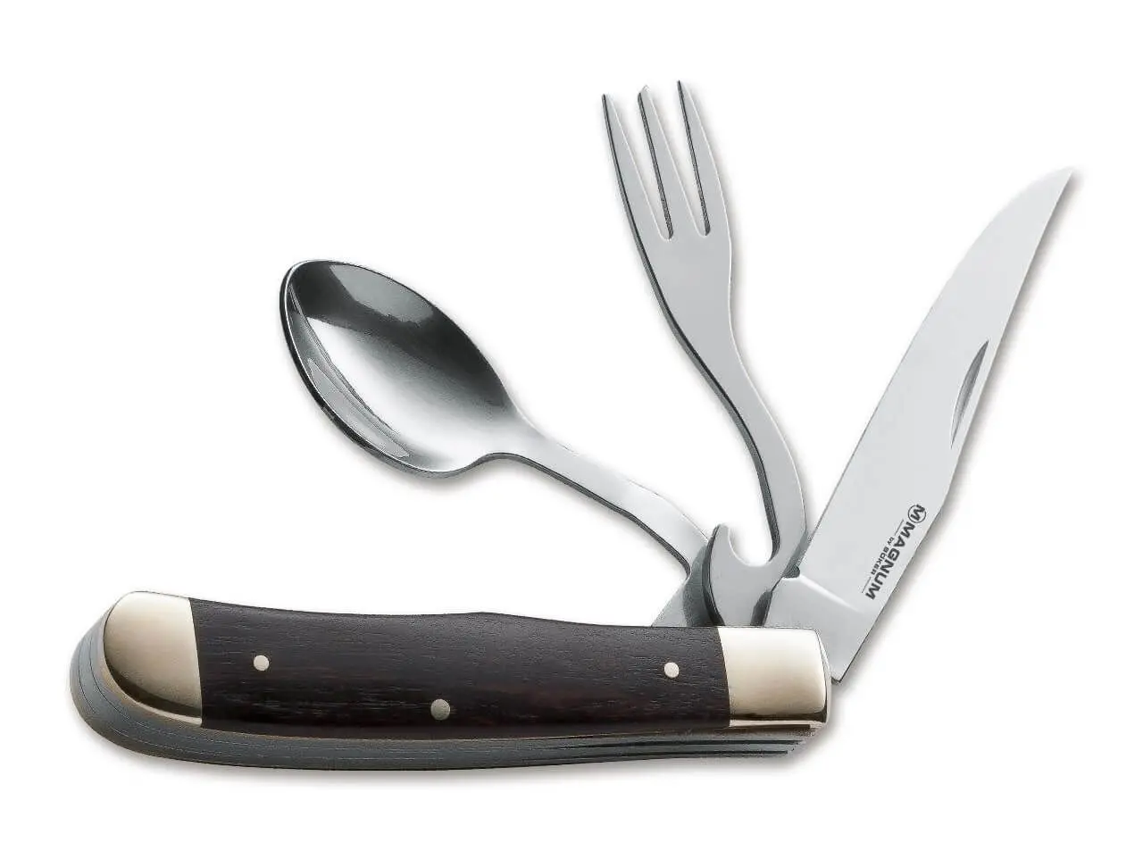 Briceag Boker Magnum Bon Appetite, cu furculiță și lingură