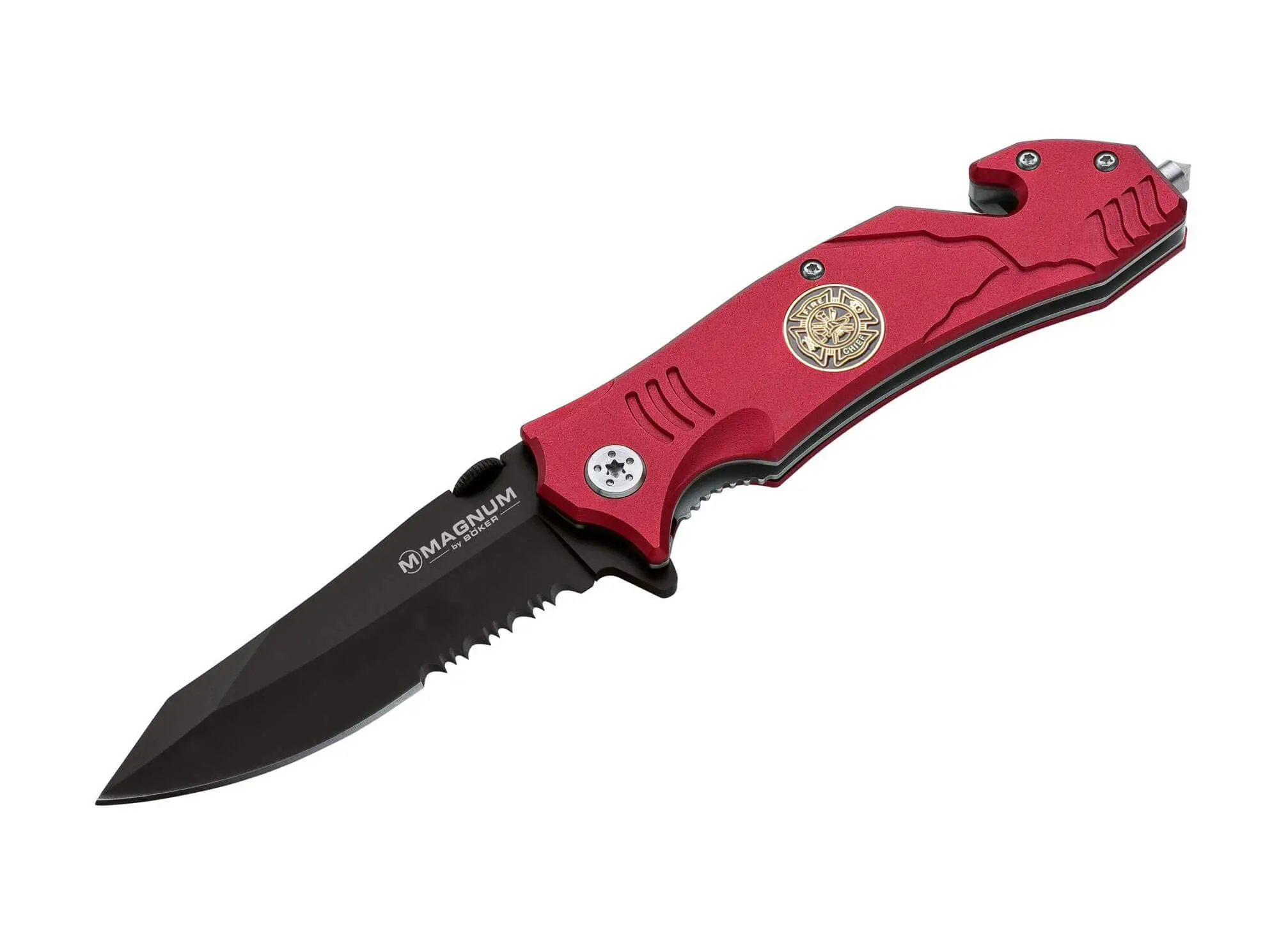 Джобен нож Boker Magnum Fire Fighter Red