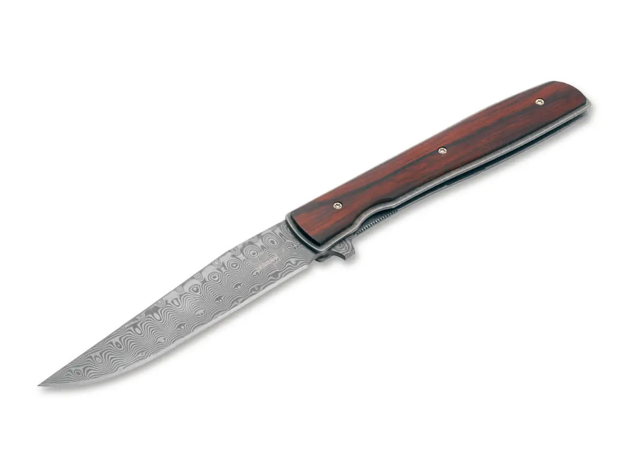 Джобен нож Boker Plus Urban Trapper Cocobolo Damascus