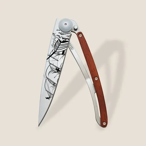 Σουγιάς Deejo 37g, Coral wood / Corsair - 1