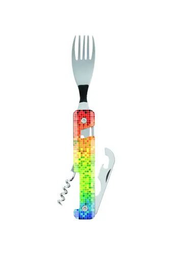 Комплект за хранене Akinod Multifunction Cutlery 13H25, Pixel