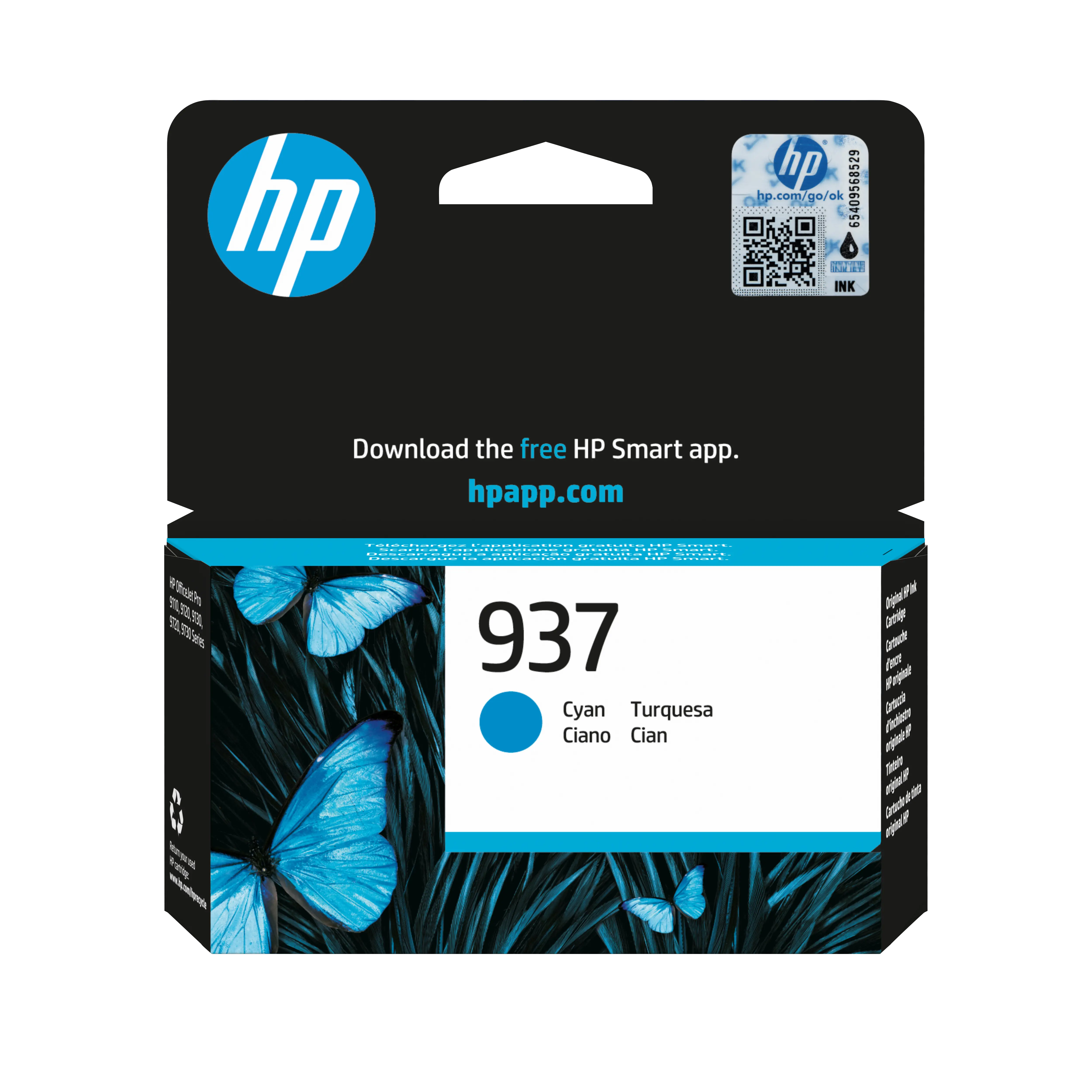 Консуматив, HP 937 Cyan Original Ink Cartridge