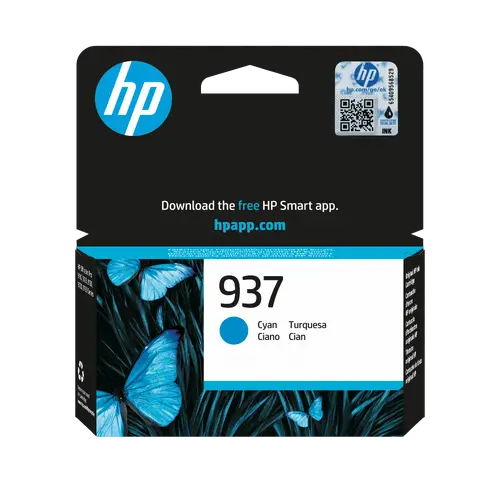 Αναλώσιμο, HP 937 Cyan Original Ink Cartridge - 1