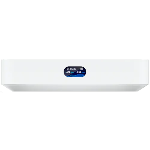 UBIQUITI Compact UniFi Cloud Gateway with a full suite of advanced routing and security features:Runs UniFi Network for full-stack network management;Manages 30+ UniFi devices and 300+ clients;1 Gbps routing with IDS/IPS; Multi-WAN load balancing
