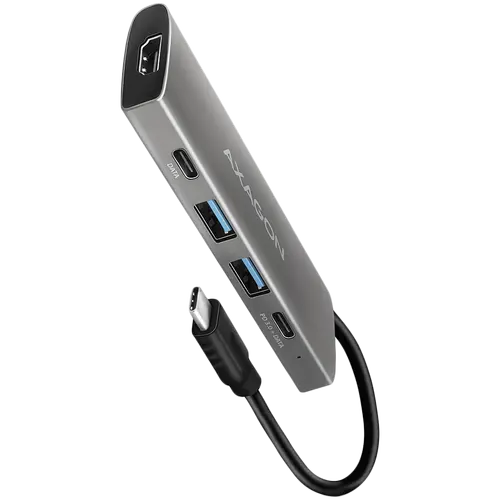 AXAGON HMC-5H USB-C 3.2 Gen 1 hub, 3x USB-A, 4K HDMI, PD 100W, 100cm USB-C cable