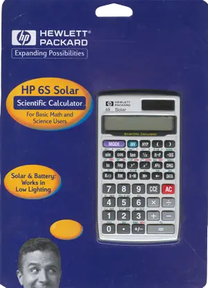 КАЛКУЛАТОР НАУЧЕН HEWLETT PACKARD - P№ 6S - OUTLET - image 2