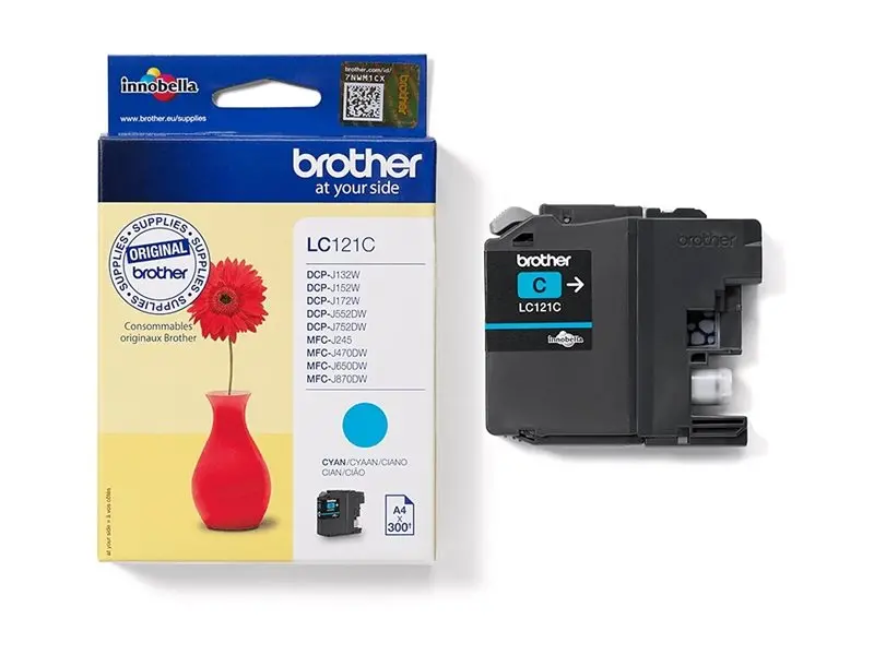 Консуматив, Brother LC-121 Cyan Ink Cartridge for MFC-J470DW/DCP-J552DW