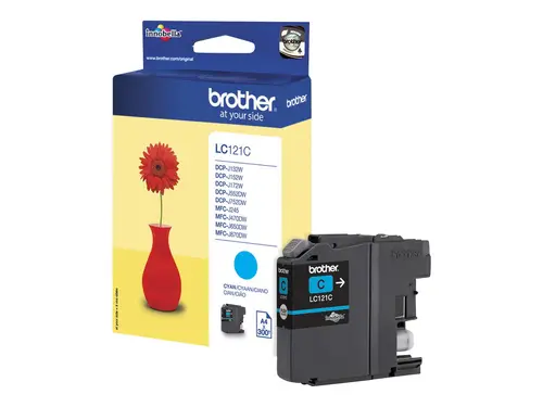 Консуматив, Brother LC-121 Cyan Ink Cartridge for MFC-J470DW/DCP-J552DW
