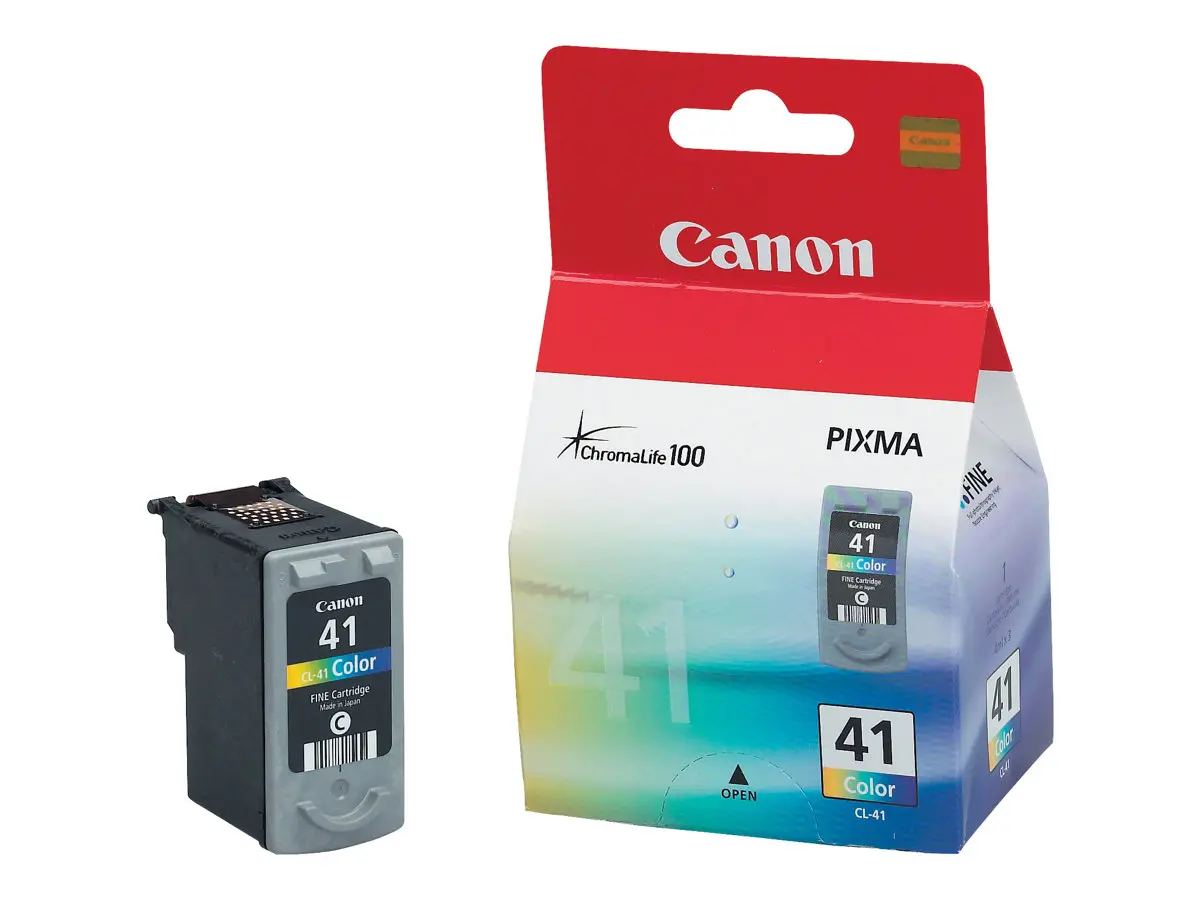 ГЛАВА ЗА CANON PIXMA iP 1200/1600/1700/1800/2200/2500/2600/6210D/6220/62200D/MP 150/160/170/180/190/210/220/450/460/MX 300/310 - Color - /41/ - CL-41 - P№ 0617B001 -  3 x 4 ml - image 3