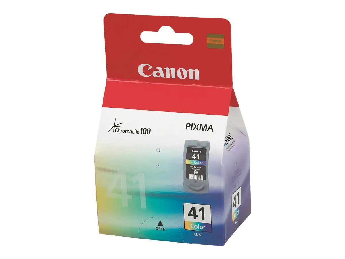 ГЛАВА ЗА CANON PIXMA iP 1200/1600/1700/1800/2200/2500/2600/6210D/6220/62200D/MP 150/160/170/180/190/210/220/450/460/MX 300/310 - Color - /41/ - CL-41 - P№ 0617B001 -  3 x 4 ml - image 4