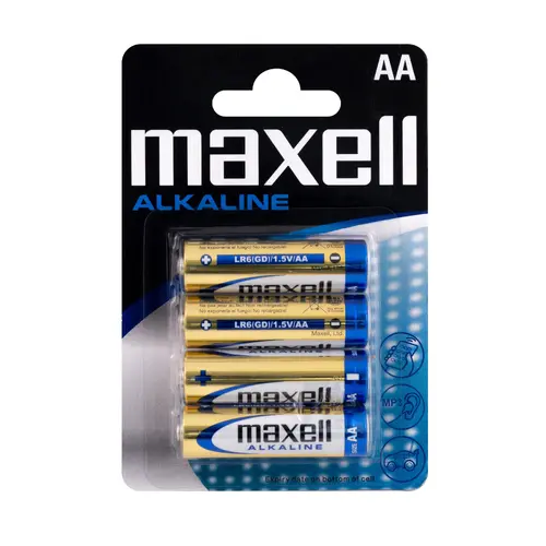 Αλκαλική μπαταρία MAXELL LR-6 /4 τεμ. στη συσκευασία/ blister 1.5V - 1