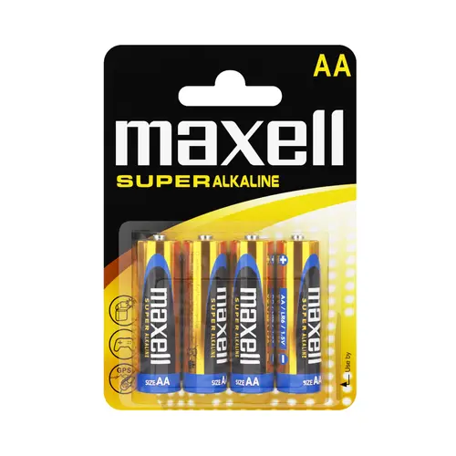 Σούπερ αλκαλικές μπαταρίες MAXELL LR03 XL /4 τεμ. στη συσκευασία/ 1.5V - 1