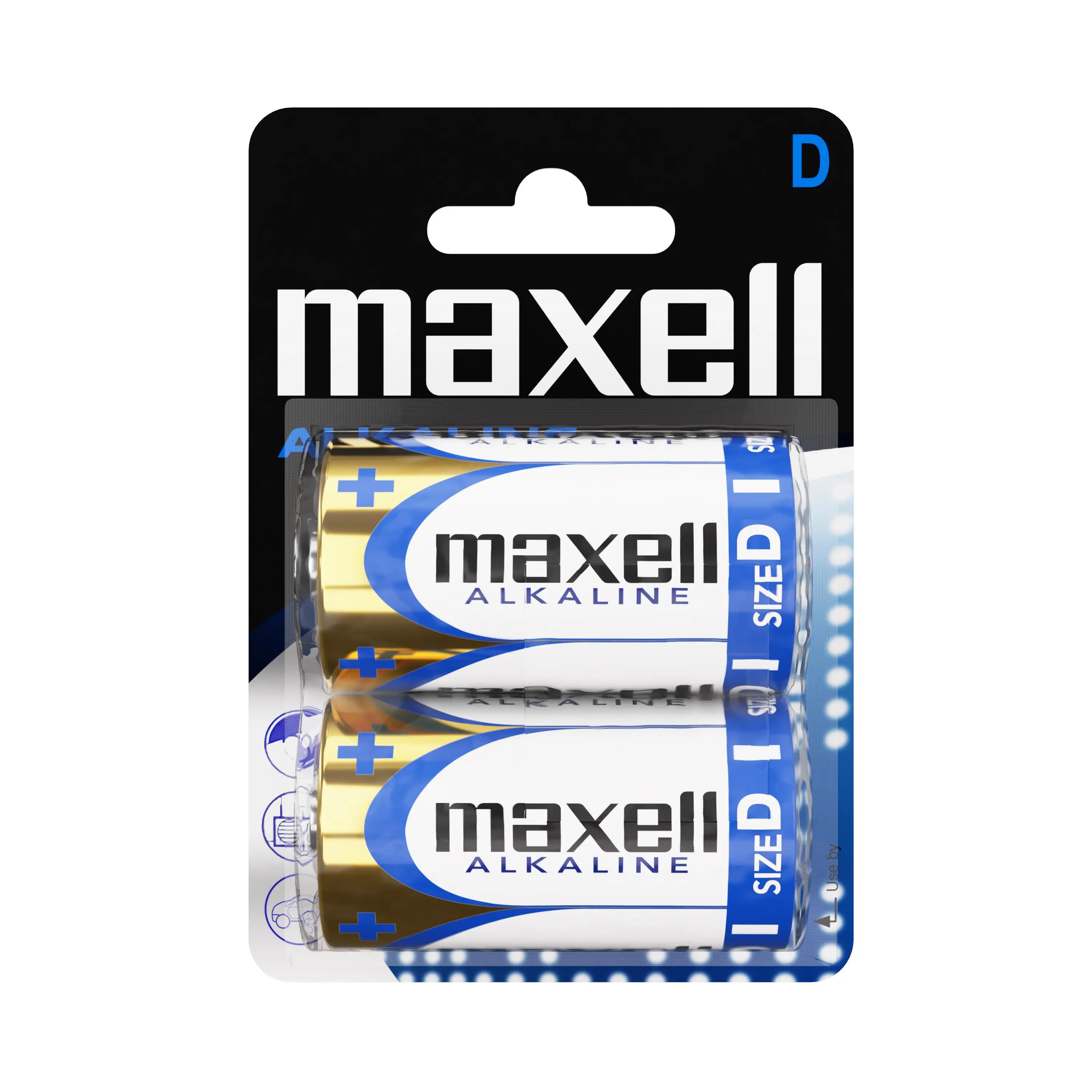 Αλκαλική μπαταρία MAXELL LR20 /2 τεμ. στη συσκευασία/ 1.5V