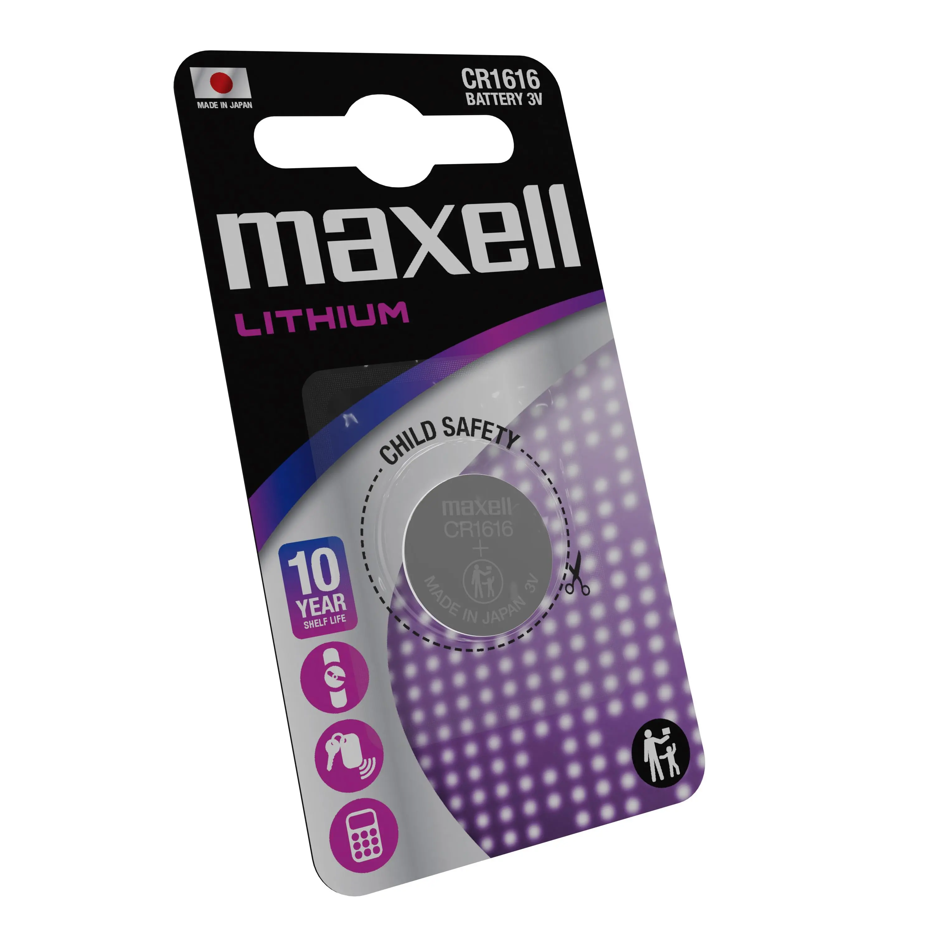 Μπαταρία λιθίου τύπου κουμπί MAXELL CR1616 3V - image 3