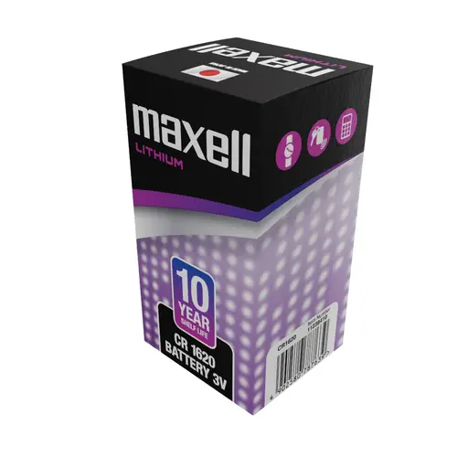 Бутонна батерия литиева MAXELL CR1620 3 V - image 5