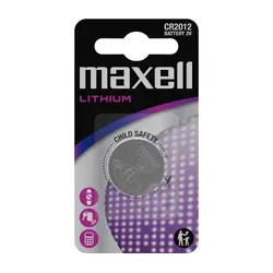 Бутонна батерия литиева MAXELL CR2012 3 V