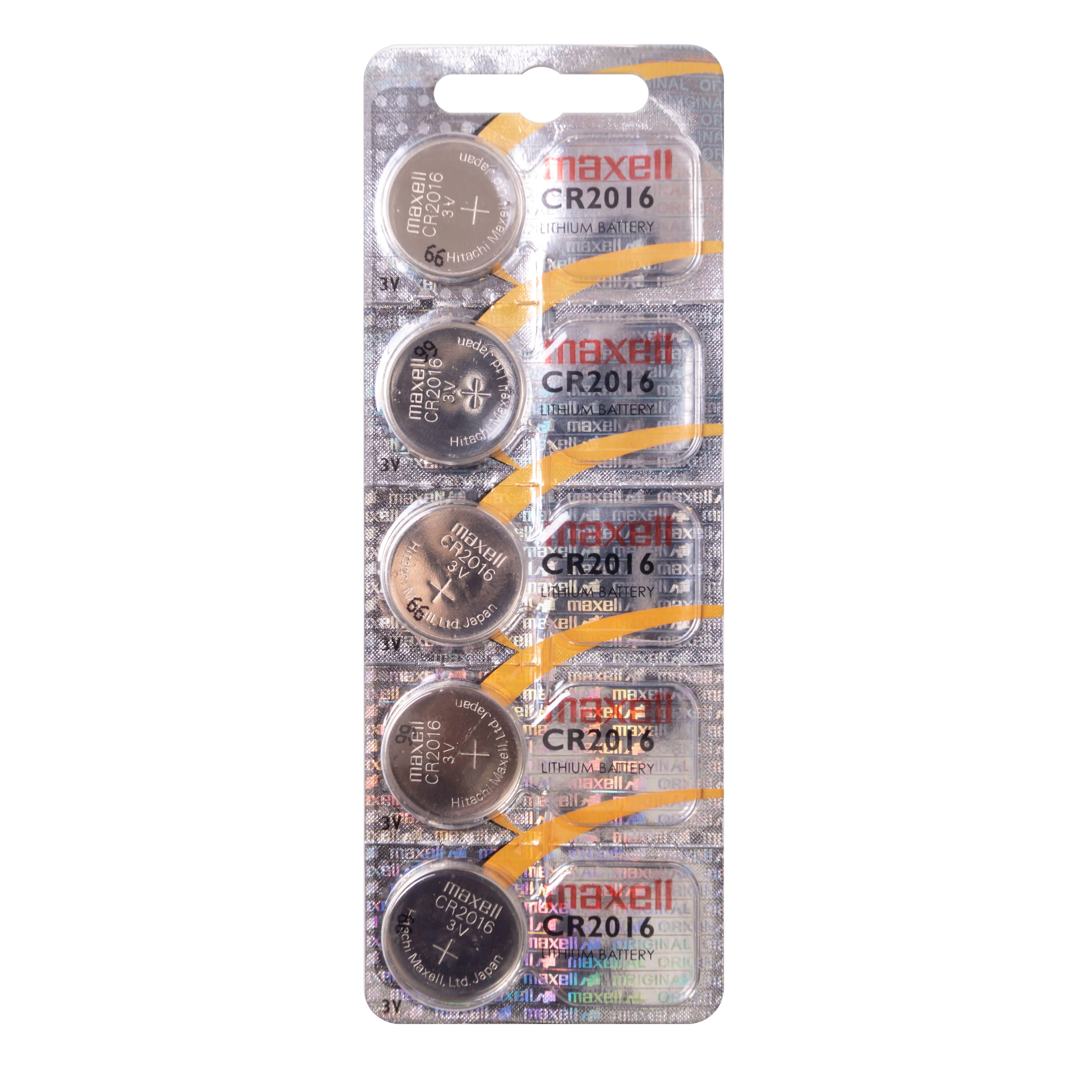 Baterie buton cu litiu CR2016 3V 5buc. în blister /preț pentru 1 buc. baterie/ MAXELL