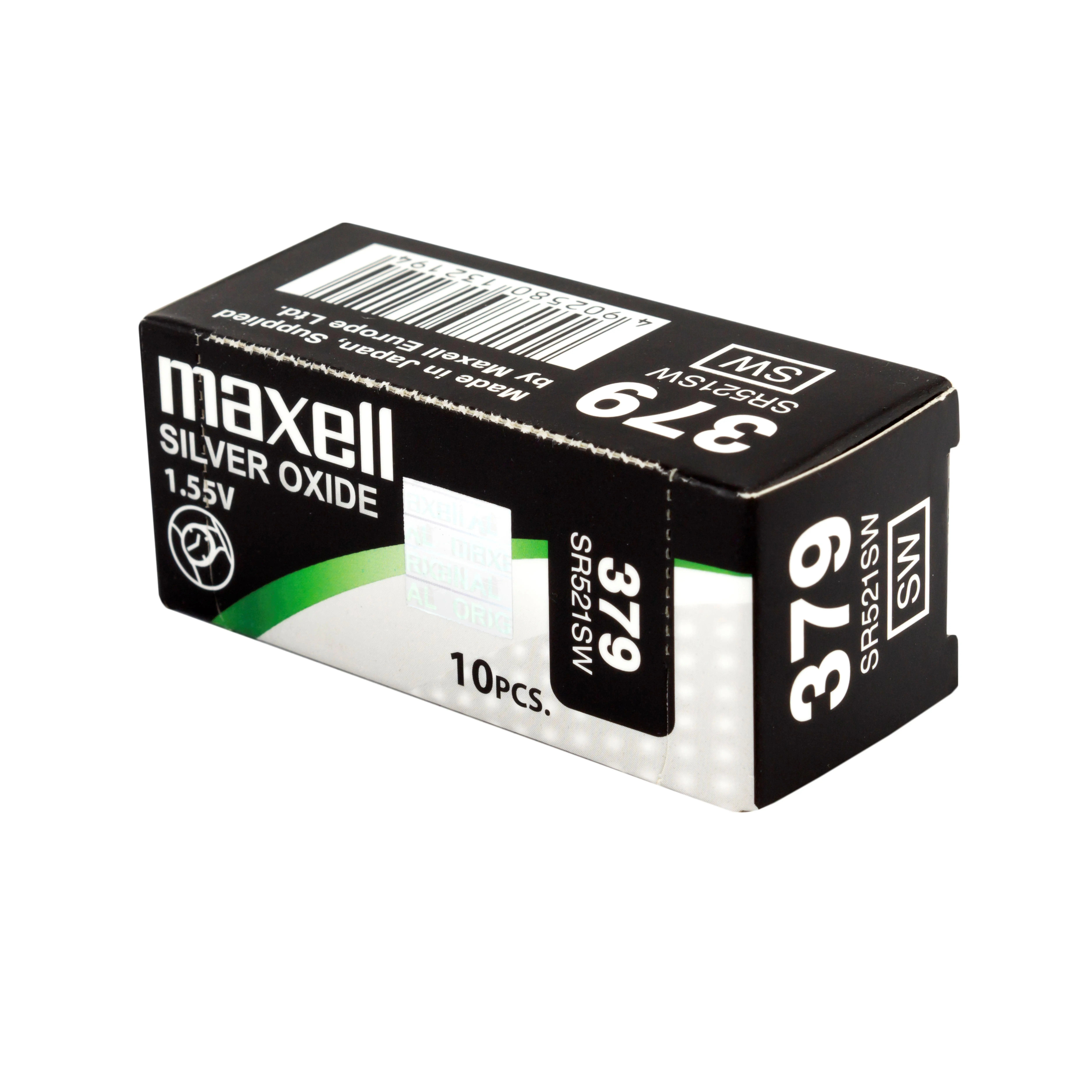 Baterie buton cu argint MAXELL SR521 SW /AG0/379/ 1.55V - image 3