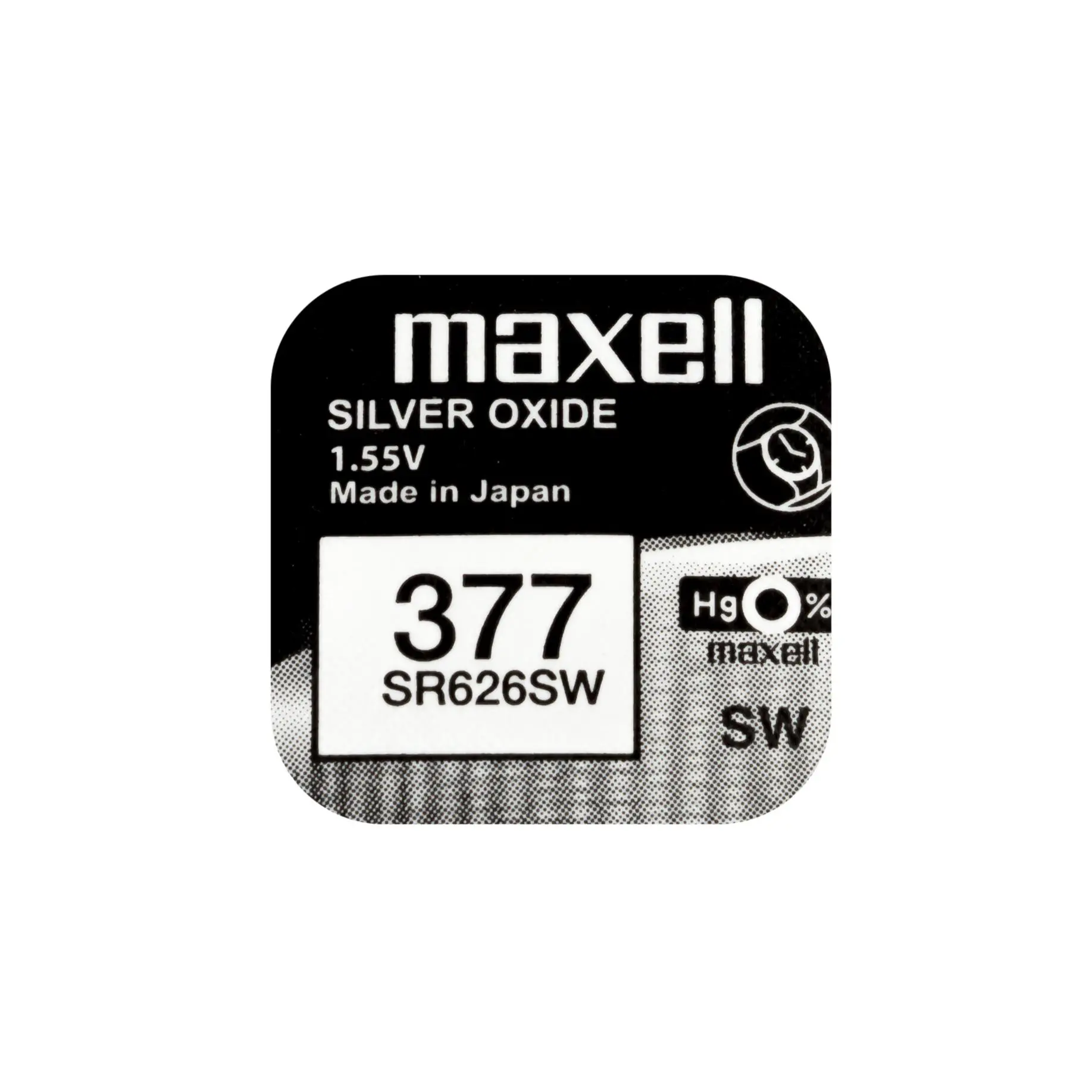 Μπαταρία κουμπί ασημένια MAXELL SR626 SW /AG4/377/ 1.55V