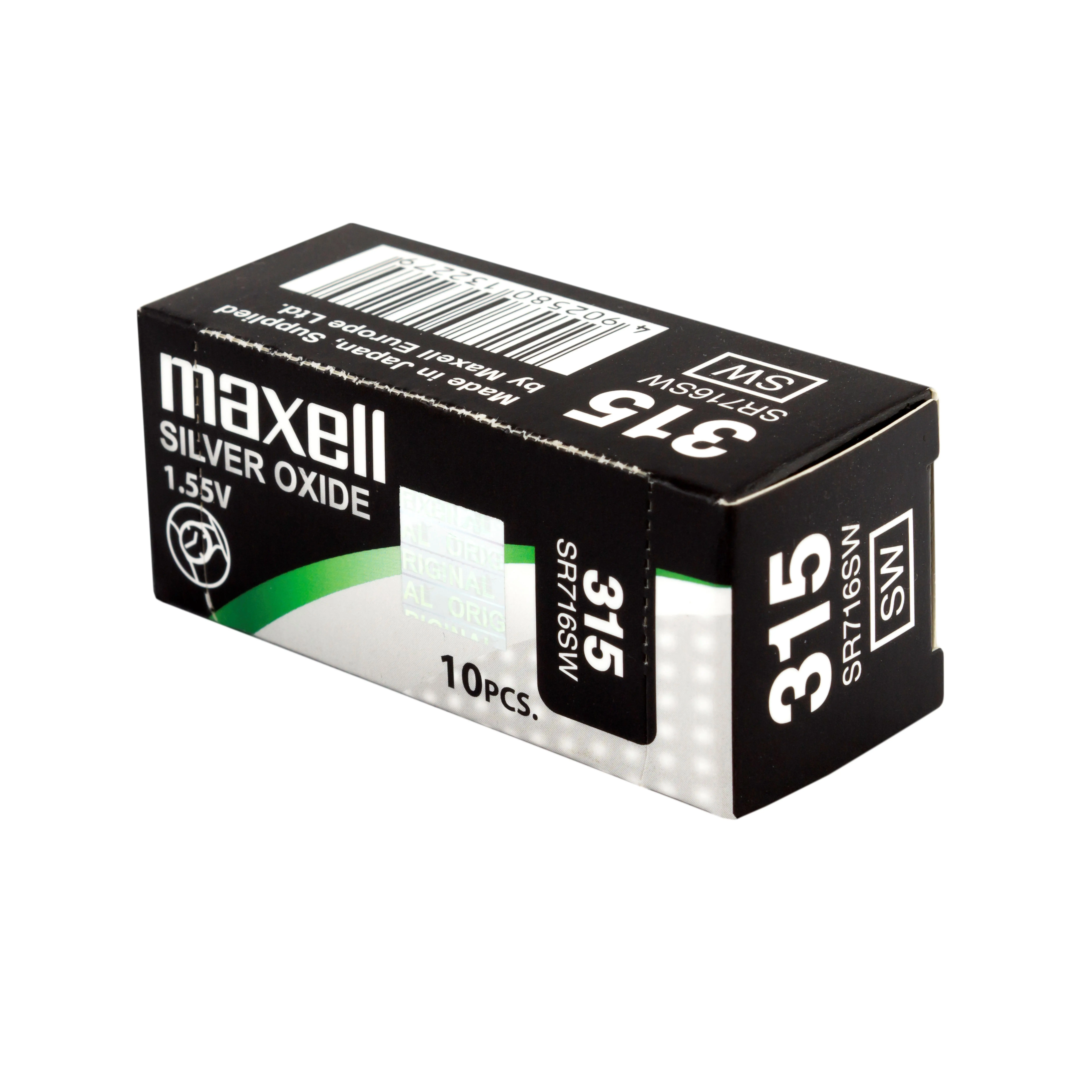 Бутонна батерия сребърна MAXELL SR716 SW 1.55V /315/ - image 2
