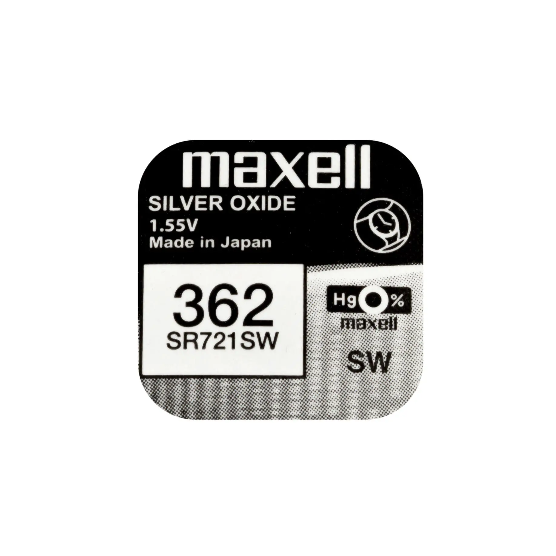 Μπαταρία κουμπί αργύρου MAXELL SR721 SW AG11/362/ 1.55V