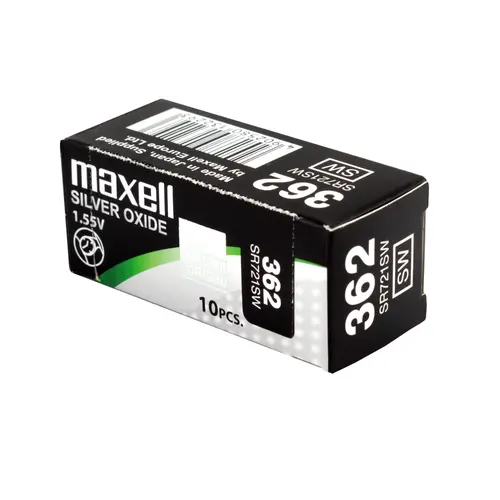 Μπαταρία κουμπί αργύρου MAXELL SR721 SW AG11/362/ 1.55V - 3