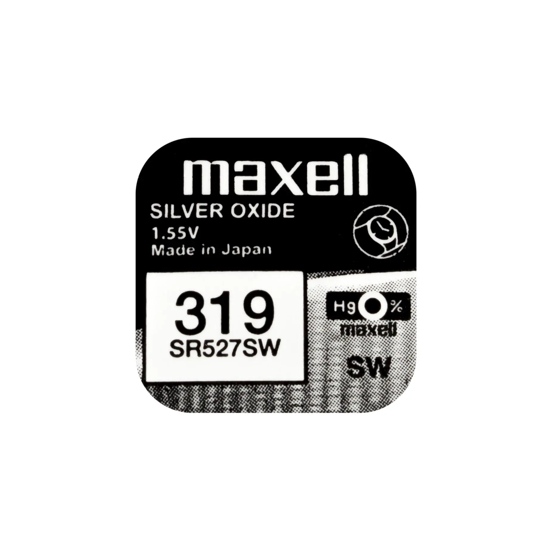 Baterie buton cu argint MAXELL SR527 SW 1.55V /319/ 1.55V