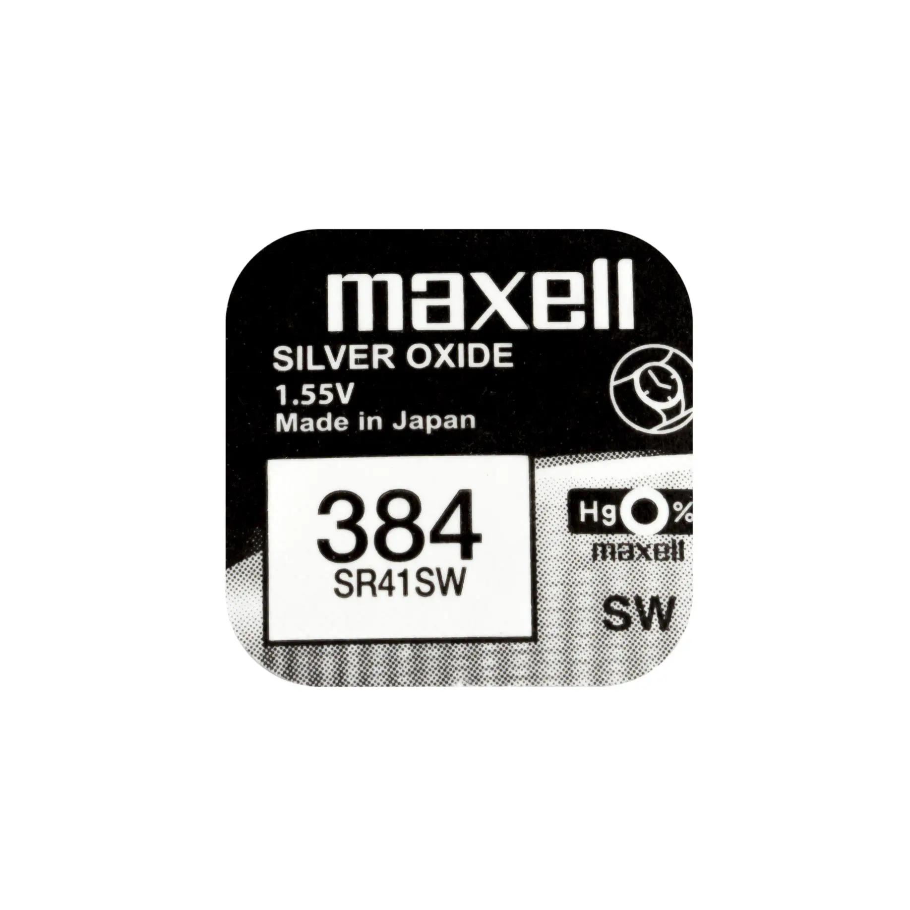 Μπαταρία κουμπί αργύρου MAXELL SR41 SW /384/ AG3 1.55V - image 2