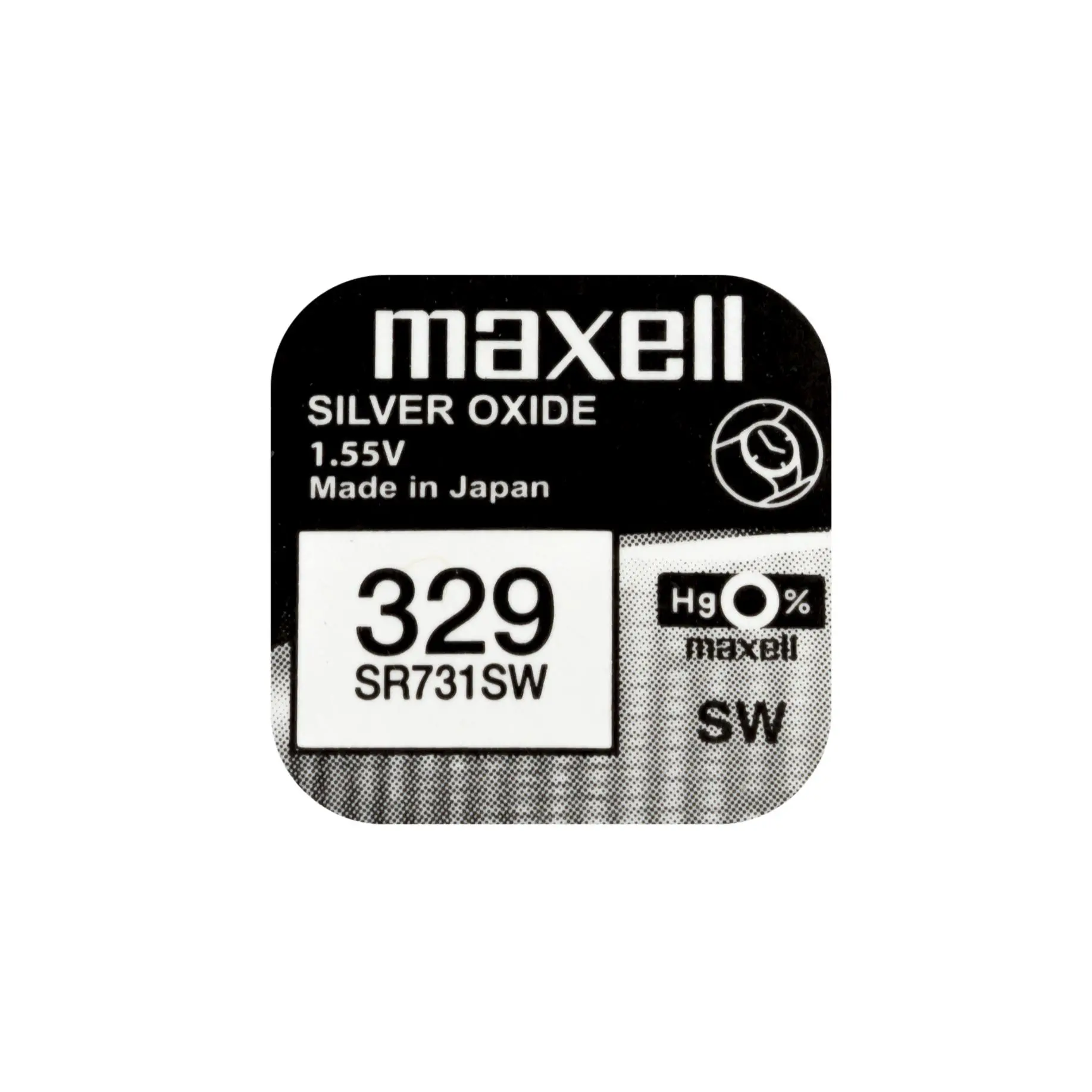 Baterie buton cu argint MAXELL SR731 SW / 329/, 1.55V