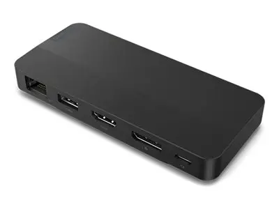 Докинг станция, Lenovo USB-C Dual Display Travel Dock (w/ adapter) - image 1