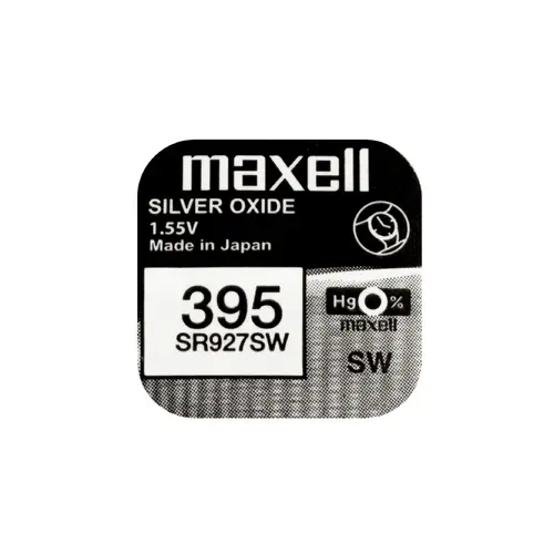 Μπαταρία κουμπί αργύρου MAXELL SR927 SW /395/399/ AG7 1.55V - 1