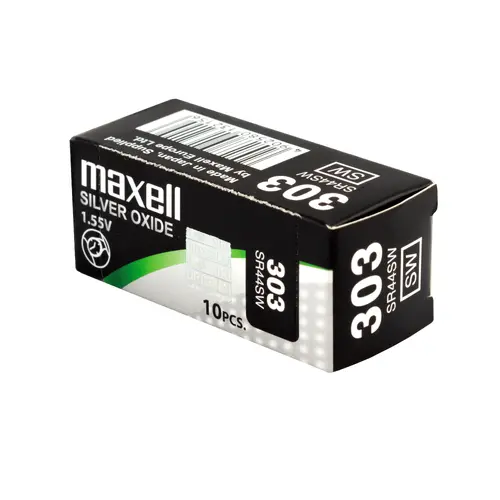 Baterie buton argint MAXELL SR44 SW/357/ 1.55V - 3