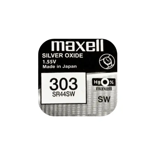 Μπαταρία κουμπί αργύρου MAXELL SR44 SW/357/ 1.55V - 1