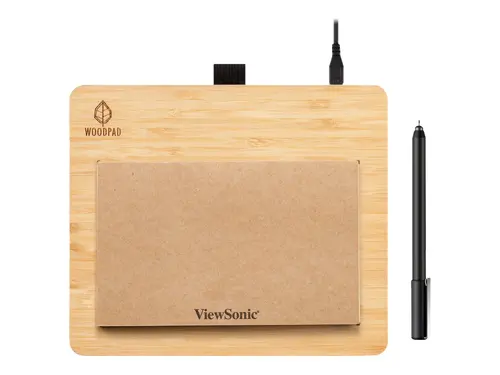VIEWSONIC PF0730-I0WW 7.5inch WoodPad Paper drawing pad notebook with ink Pen EMR tech 5080 LPI 4096 Pen Pressure USB - image 1