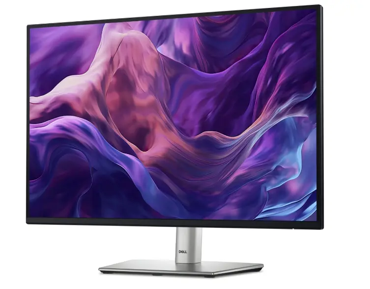 Монитор, Dell P2425E, 24" WUXGA LED, IPS Anti-Glare, 5ms, 100 Hz, 1500:1, 300 cd/m2, 1920x1200, 99% sRGB, USB-C, 4xUSB 3.2, HDMI, Display Port, VGA, RJ45, PD 90W, Height Adjustable, Pivot, Swivel, Tilt, Black - image 2